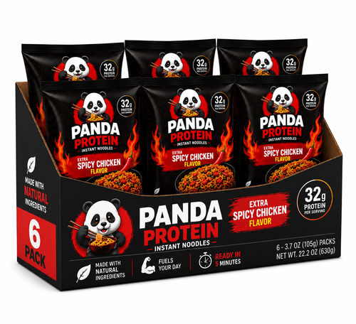 Extra Spicy Chicken Noodle Soup 6-Pack High-Protein(32g)