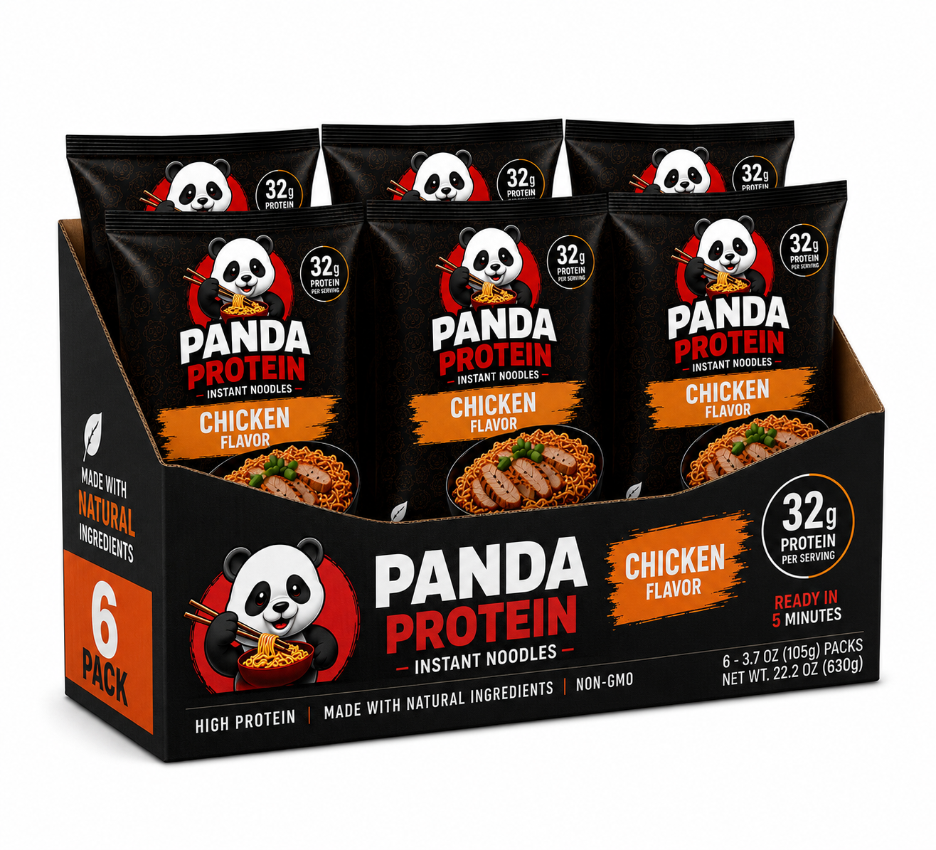 Chicken Noodle Soup 6-Pack High-Protein(32g)